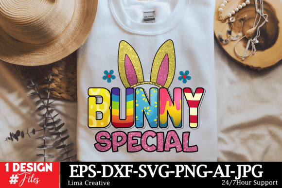 Bunny Special Easter Graphics for T-Shirt Designs