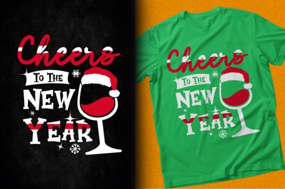 Cheers to the New Year: A Festive T-Shirt Design Review