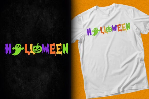 Halloween Ghost Pumpkin T-shirt Graphics for Creative Marketers