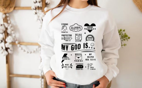 My God is Cute Shirt Svg Designs for T-Shirt Graphics