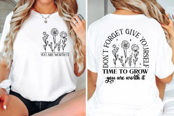 Review: You Are Worth It, Self Care SVG for T-Shirt Designs