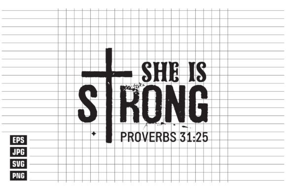 She is Strong Proverbs: A Freebie for Crafters