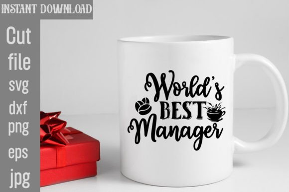 World's Best Manager SVG: Perfect for T-Shirt Designs and Graphics